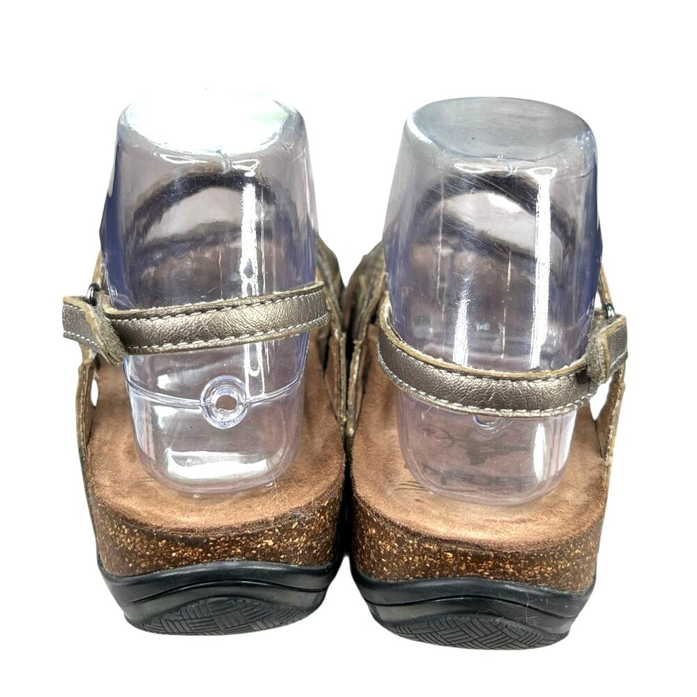 Dansko Women’s Jovie Pewter Leather Strappy Sandal Size 39 US 8.5/9 - Picture 8 of 11